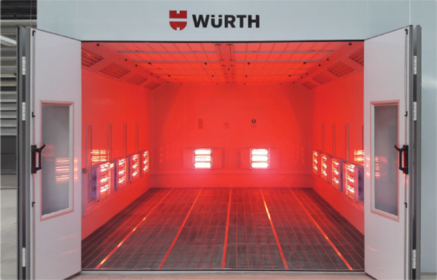 Infrared (Electric) paint booth with water base System