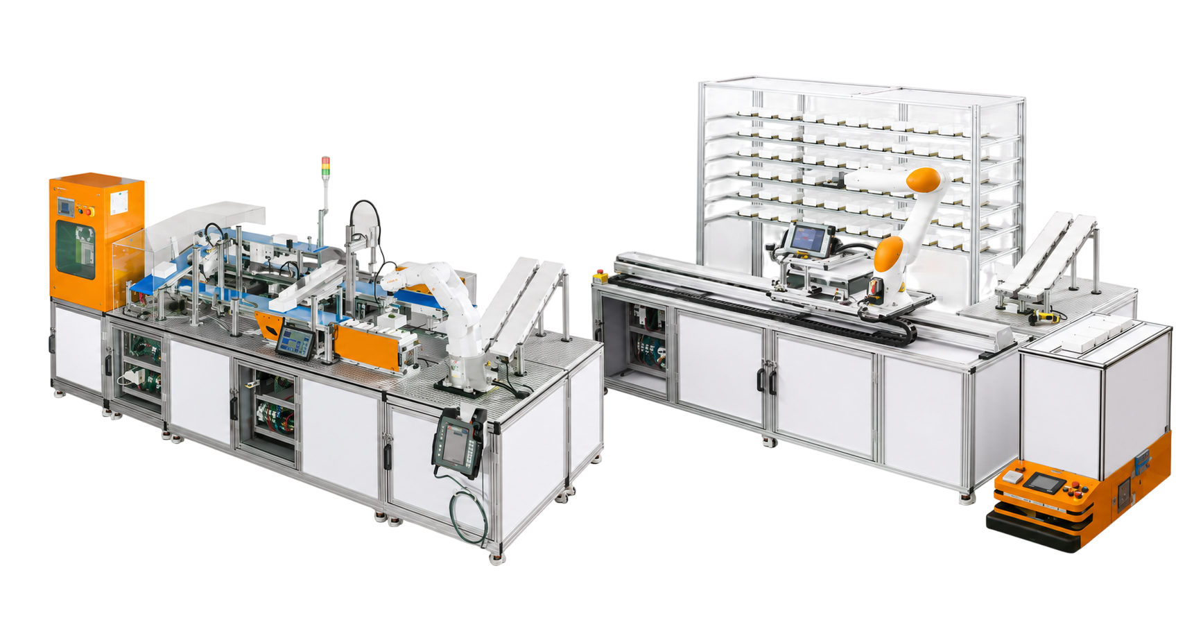 Advanced Logistics and AGV/Cobot Training System