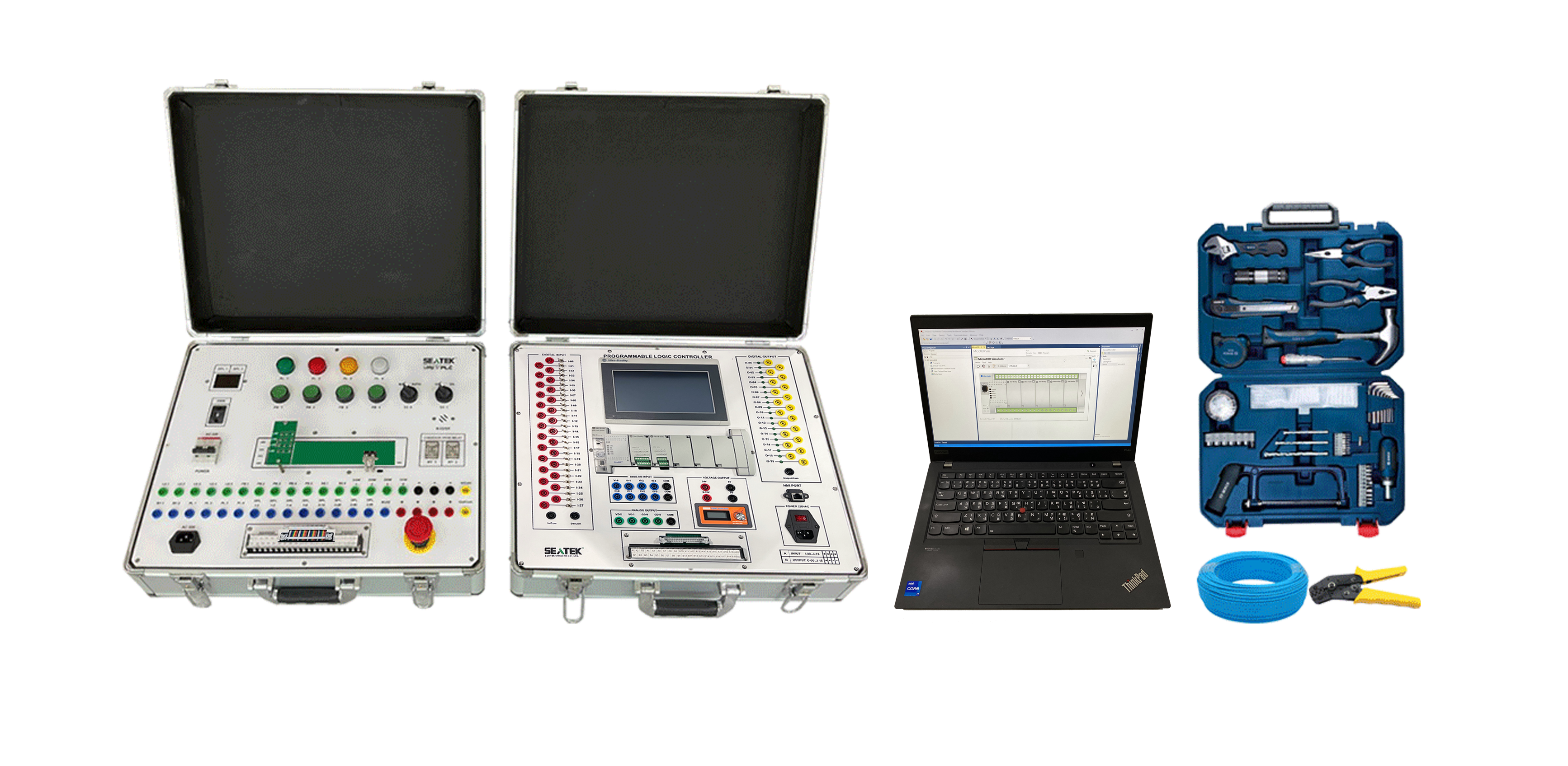 PLC and Electric Axis Control Training System