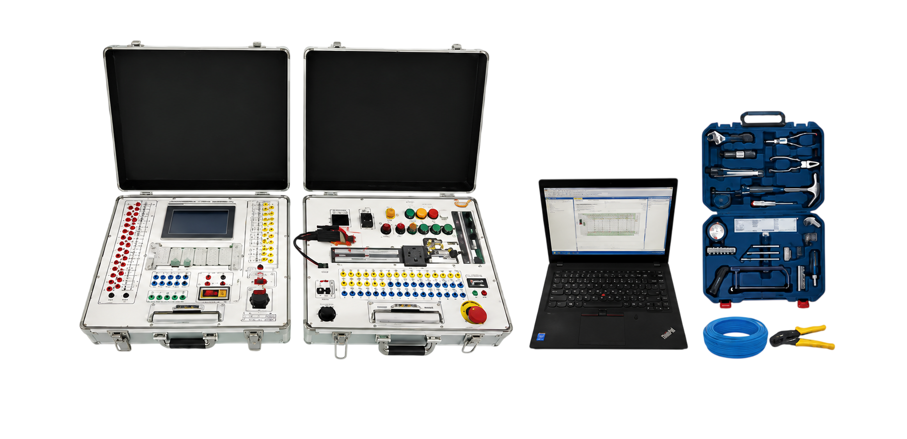 PLC and Electric Axis Control Training System
